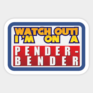 Pendering To The Crowd Sticker